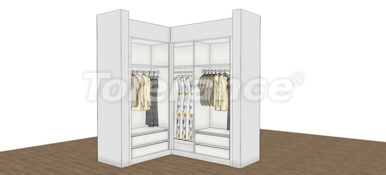 Квартира от застройщика в Мезитли, Мерсин вид на море с бассейном: купить недвижимость в Турции - 64141