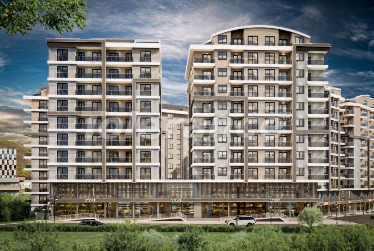 Квартира от застройщика в Муратпаша, Анталия с бассейном в рассрочку: купить недвижимость в Турции - 131450