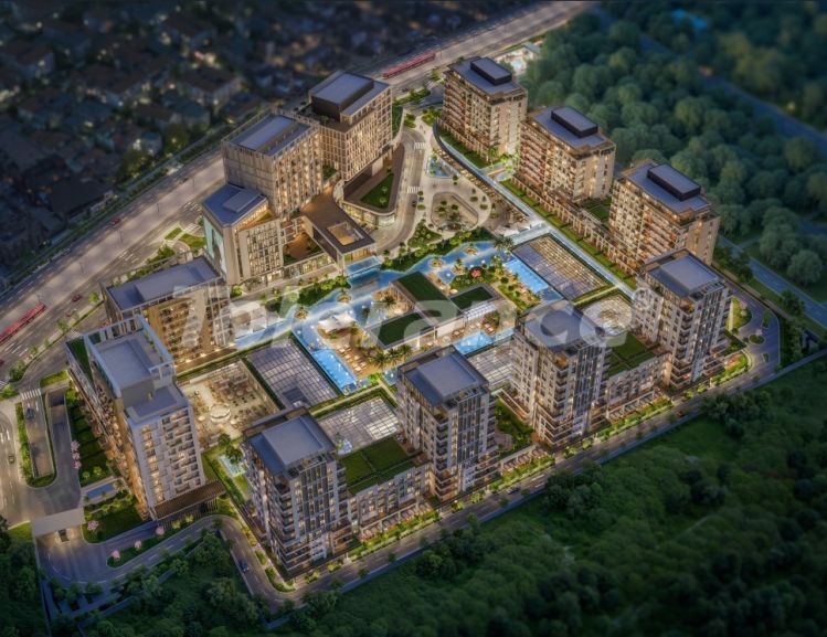 Квартира от застройщика в Муратпаша, Анталия с бассейном в рассрочку: купить недвижимость в Турции - 133807