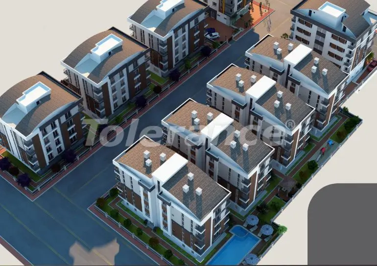 Квартира от застройщика в Муратпаша, Анталия с бассейном: купить недвижимость в Турции - 40031