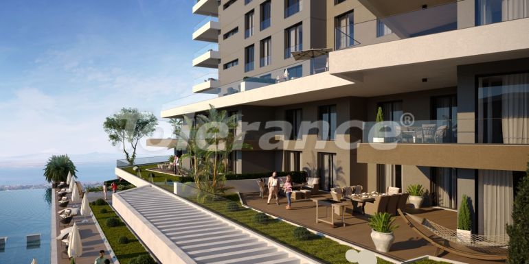 Квартира от застройщика в Нарлыдере, Измир вид на море с бассейном в рассрочку: купить недвижимость в Турции - 109537