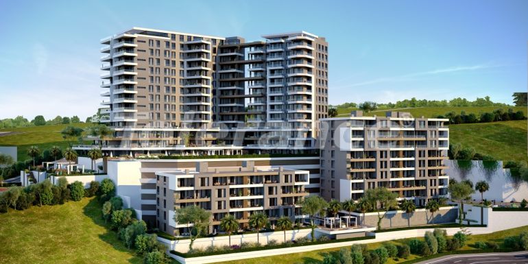 Квартира от застройщика в Нарлыдере, Измир вид на море с бассейном в рассрочку: купить недвижимость в Турции - 109542