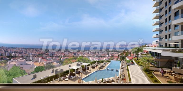 Квартира от застройщика в Нарлыдере, Измир вид на море с бассейном в рассрочку: купить недвижимость в Турции - 109545