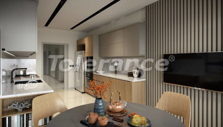 Квартира от застройщика в Нарлыдере, Измир вид на море с бассейном: купить недвижимость в Турции - 54118