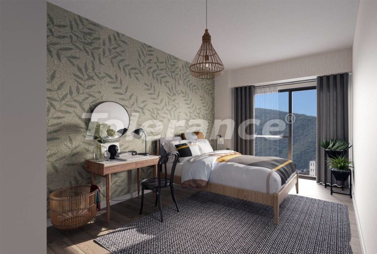 Квартира от застройщика в Нарлыдере, Измир вид на море с бассейном: купить недвижимость в Турции - 54123