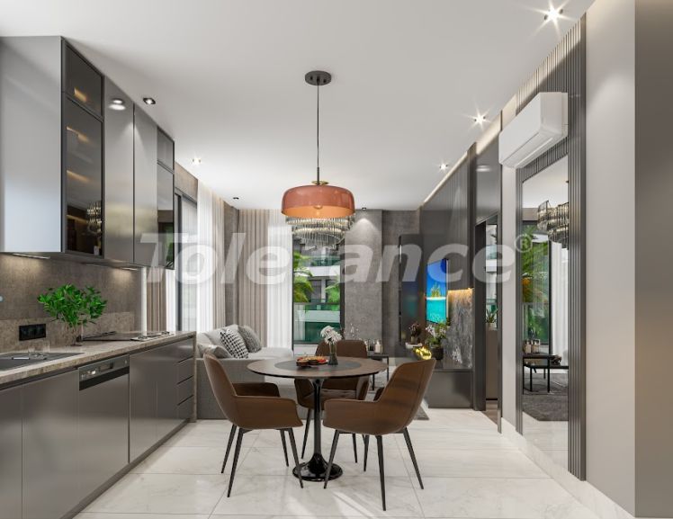 Квартира от застройщика в Оба, Аланья с бассейном в рассрочку: купить недвижимость в Турции - 127893