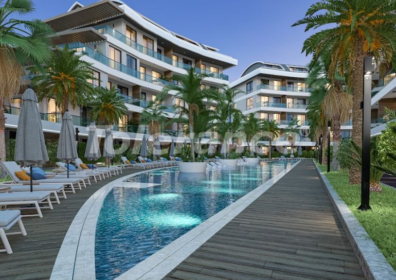 Квартира от застройщика в Оба, Аланья с бассейном в рассрочку: купить недвижимость в Турции - 127894