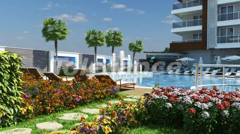 Квартира от застройщика в Оба, Аланья с бассейном: купить недвижимость в Турции - 2666