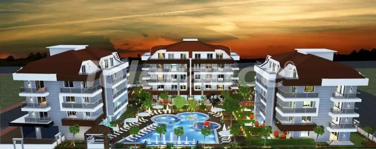 Квартира от застройщика в Оба, Аланья с бассейном: купить недвижимость в Турции - 2676