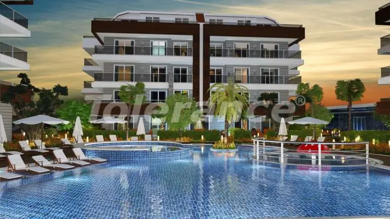 Квартира от застройщика в Оба, Аланья с бассейном: купить недвижимость в Турции - 2677