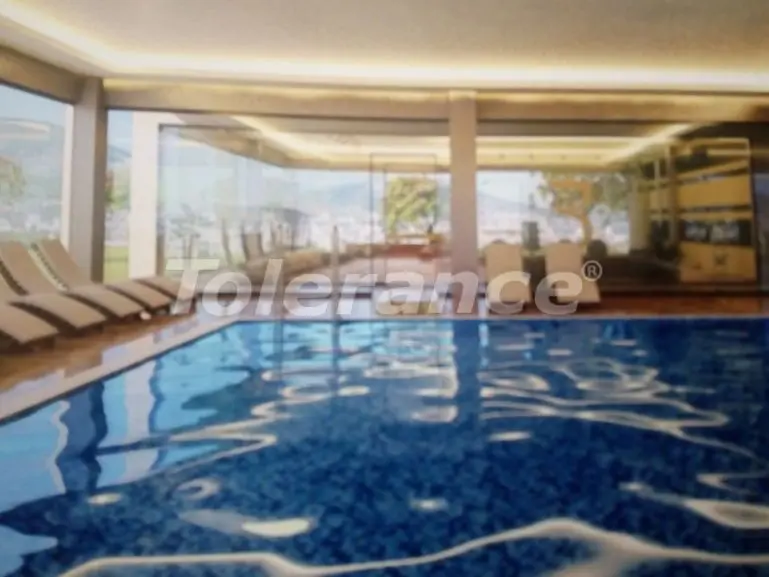 Квартира в Оба, Аланья вид на море с бассейном - 28359 Квартира в Оба, Аланья вид на море с бассейном: купить недвижимость в Турции - 28359