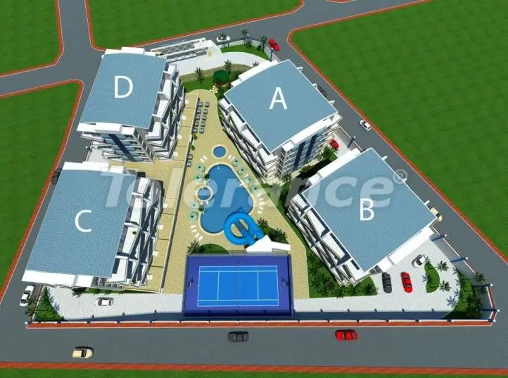 Квартира от застройщика в Оба, Аланья с бассейном: купить недвижимость в Турции - 2970