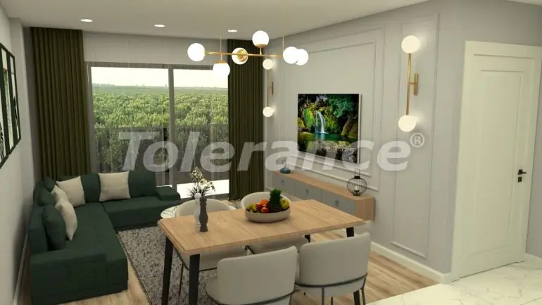 Квартира в Оба, Аланья вид на море с бассейном - 33731 Квартира в Оба, Аланья вид на море с бассейном: купить недвижимость в Турции - 33731