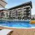 Квартира в Оба, Аланья вид на море с бассейном: купить недвижимость в Турции - 39225