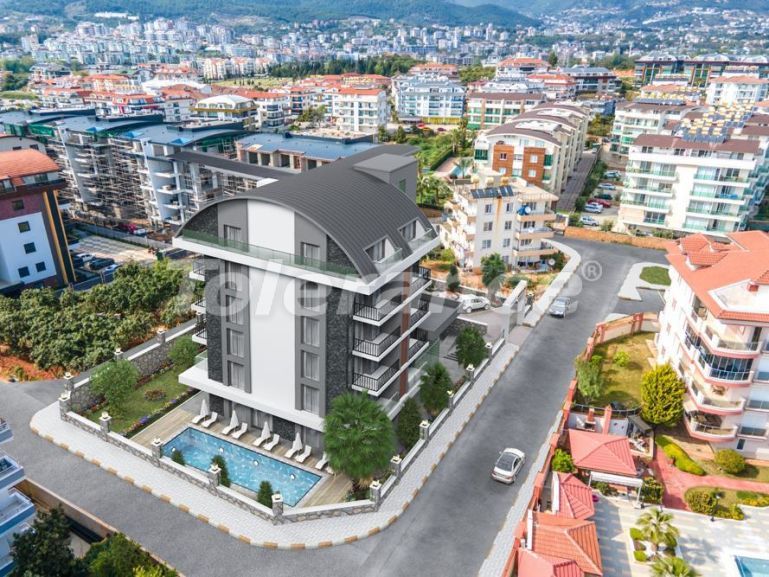Квартира от застройщика в Оба, Аланья с бассейном: купить недвижимость в Турции - 41269