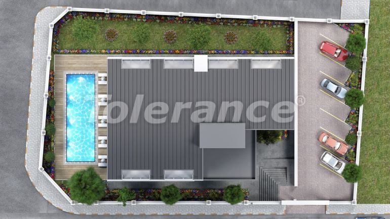 Квартира от застройщика в Оба, Аланья с бассейном: купить недвижимость в Турции - 41276