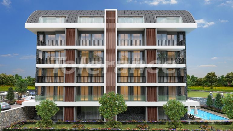 Квартира от застройщика в Оба, Аланья с бассейном: купить недвижимость в Турции - 41278