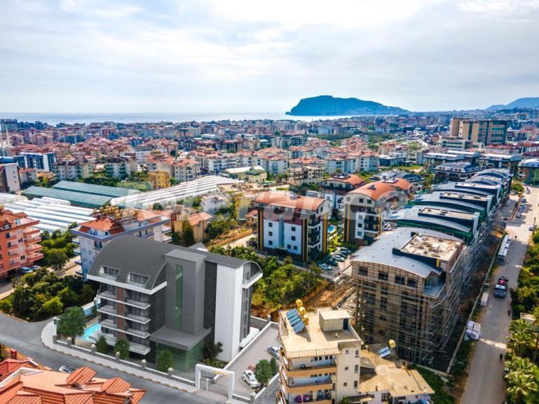 Квартира от застройщика в Оба, Аланья с бассейном: купить недвижимость в Турции - 41287