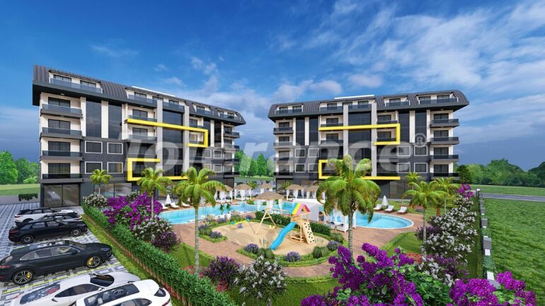Квартира от застройщика в Оба, Аланья с бассейном в рассрочку: купить недвижимость в Турции - 61035