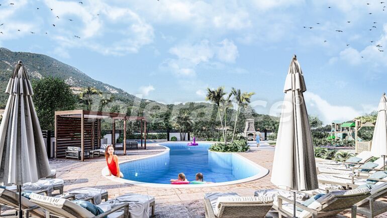 Квартира от застройщика в Оба, Аланья с бассейном: купить недвижимость в Турции - 61073