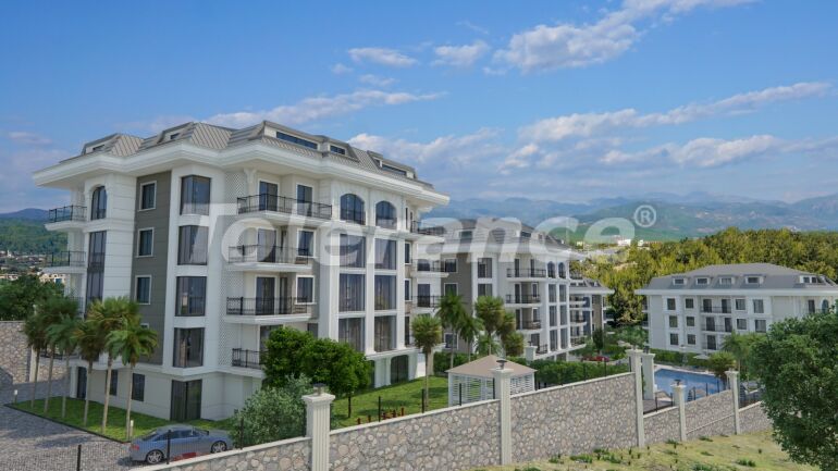 Квартира от застройщика в Оба, Аланья с бассейном: купить недвижимость в Турции - 61245