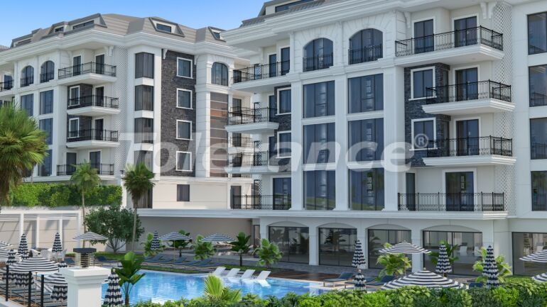 Квартира от застройщика в Оба, Аланья с бассейном в рассрочку: купить недвижимость в Турции - 61246