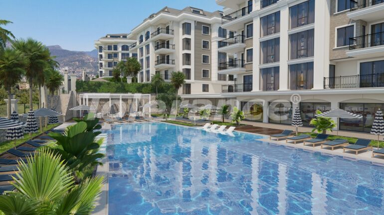 Квартира от застройщика в Оба, Аланья с бассейном в рассрочку: купить недвижимость в Турции - 61247
