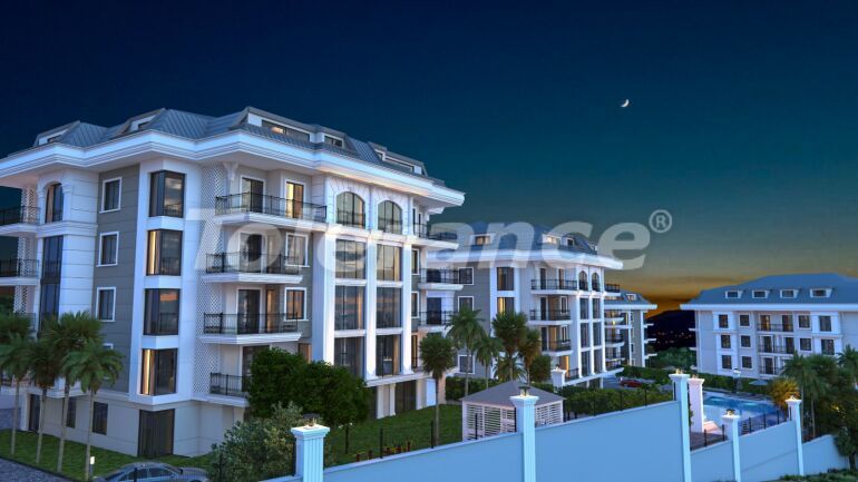 Квартира от застройщика в Оба, Аланья с бассейном: купить недвижимость в Турции - 61248