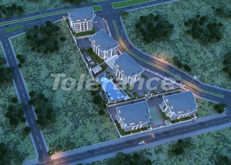 Квартира от застройщика в Оба, Аланья с бассейном: купить недвижимость в Турции - 61249