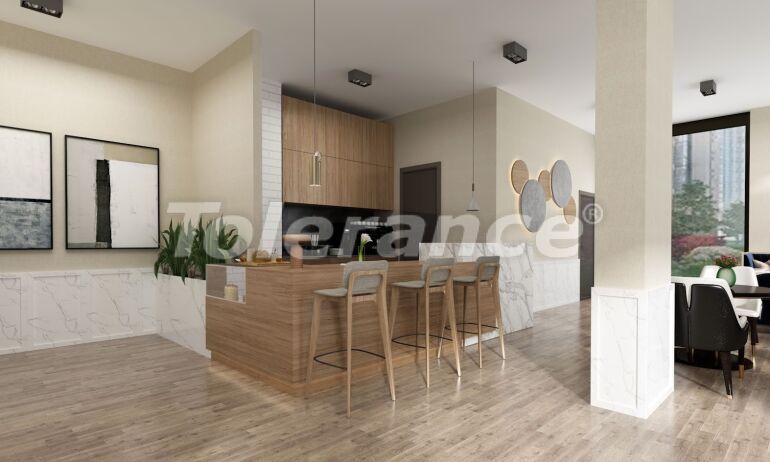 Квартира от застройщика в Оба, Аланья с бассейном: купить недвижимость в Турции - 61252