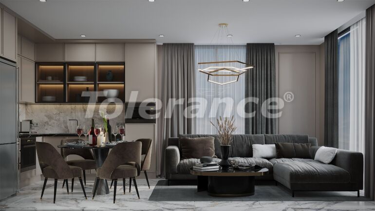 Квартира от застройщика в Оба, Аланья с бассейном в рассрочку: купить недвижимость в Турции - 63553