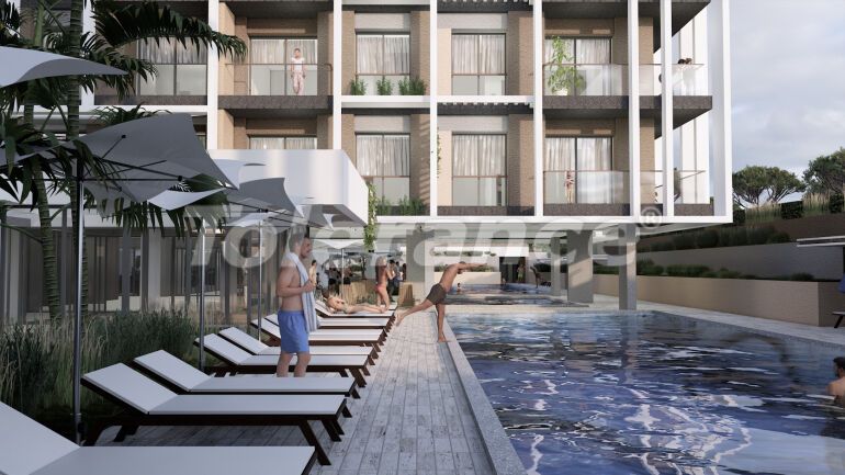Квартира от застройщика в Оба, Аланья с бассейном в рассрочку: купить недвижимость в Турции - 63567
