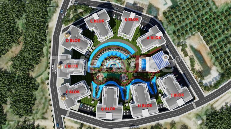 Квартира от застройщика в Оба, Аланья с бассейном в рассрочку: купить недвижимость в Турции - 63768