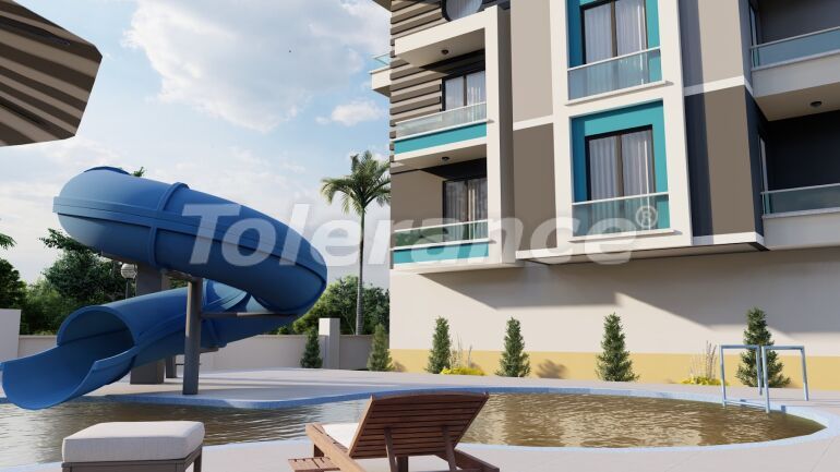 Квартира от застройщика в Пайаллар, Аланья с бассейном в рассрочку: купить недвижимость в Турции - 60624