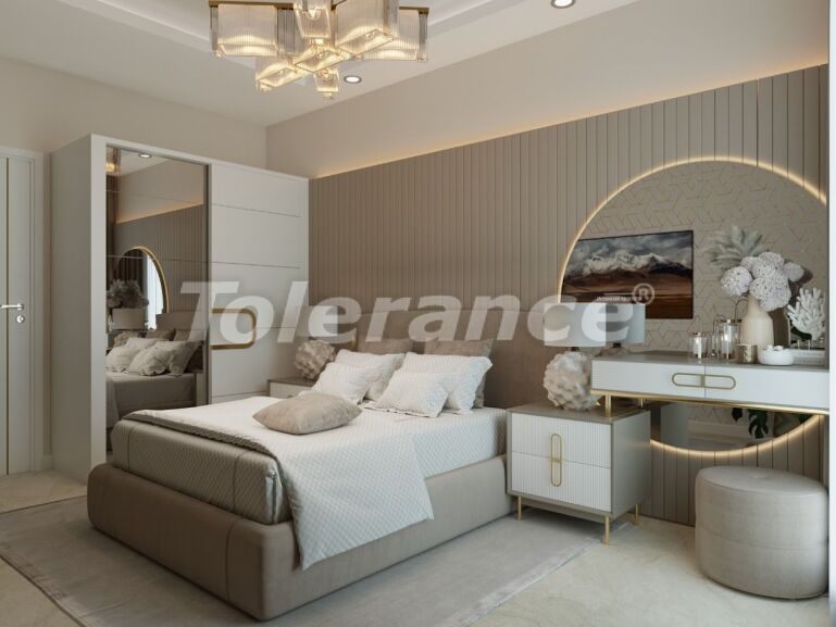 Квартира от застройщика в Пайаллар, Аланья вид на море с бассейном в рассрочку: купить недвижимость в Турции - 63703