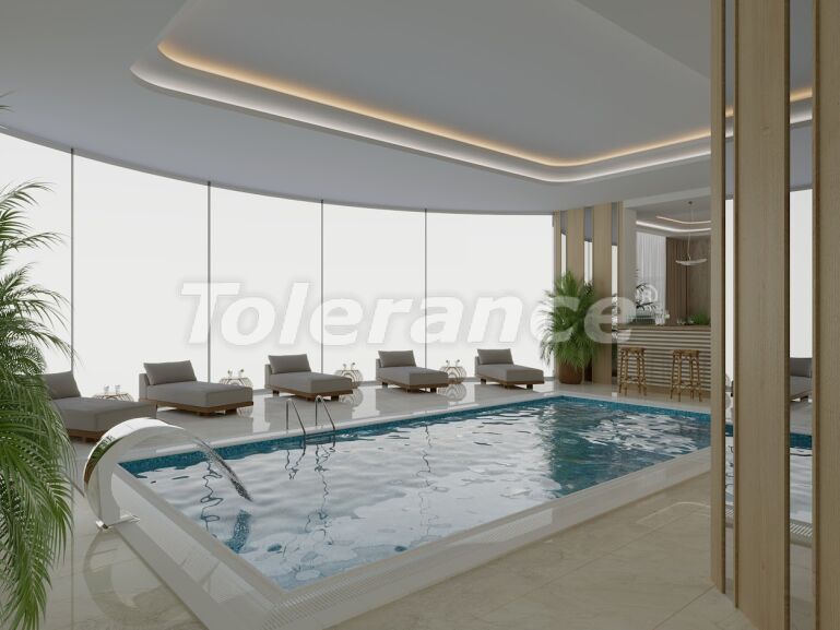 Квартира от застройщика в Пайаллар, Аланья вид на море с бассейном в рассрочку: купить недвижимость в Турции - 63711