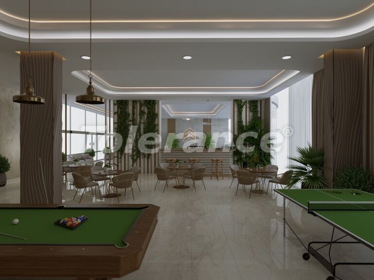 Квартира от застройщика в Пайаллар, Аланья вид на море с бассейном в рассрочку: купить недвижимость в Турции - 63719