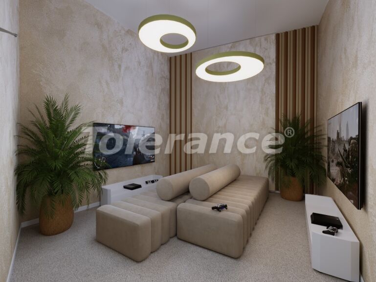 Квартира от застройщика в Пайаллар, Аланья вид на море с бассейном в рассрочку: купить недвижимость в Турции - 63722