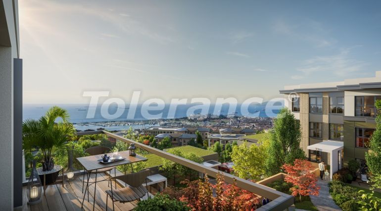 Квартира от застройщика в Пендик, Стамбул вид на море в рассрочку: купить недвижимость в Турции - 132493