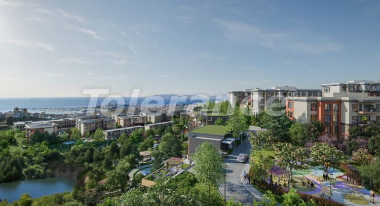Квартира от застройщика в Пендик, Стамбул вид на море в рассрочку: купить недвижимость в Турции - 132496