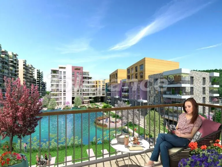 Квартира в Санджактепе, Стамбул с бассейном в рассрочку: купить недвижимость в Турции - 7048