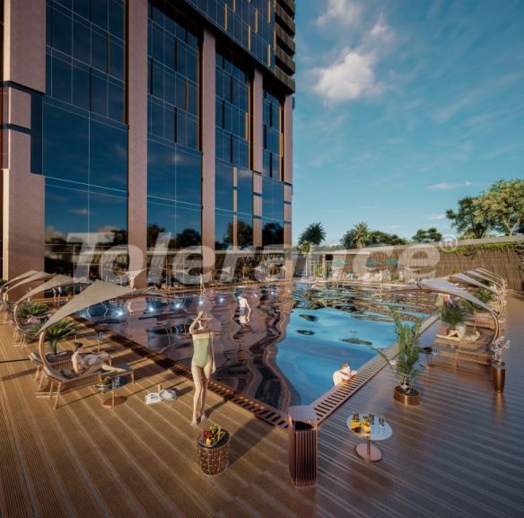 Квартира от застройщика в Сарыер, Стамбул вид на море с бассейном в рассрочку: купить недвижимость в Турции - 131730