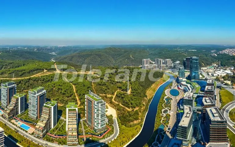 Квартира в Сарыер, Стамбул с бассейном: купить недвижимость в Турции - 23039