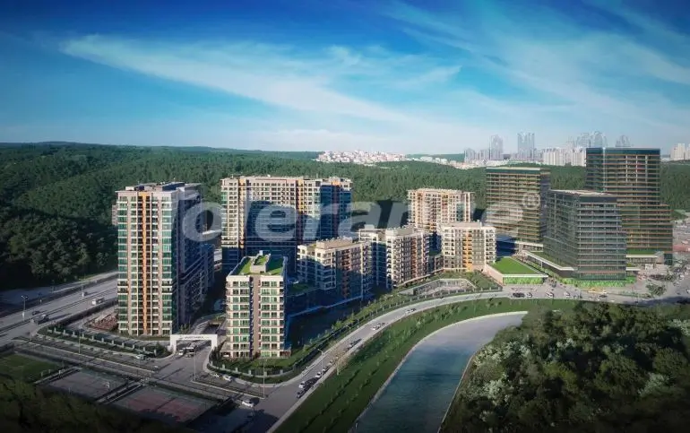 Квартира в Сарыер, Стамбул с бассейном: купить недвижимость в Турции - 23053