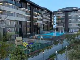 Квартира в Сарыер, Стамбул с бассейном в рассрочку: купить недвижимость в Турции - 10076