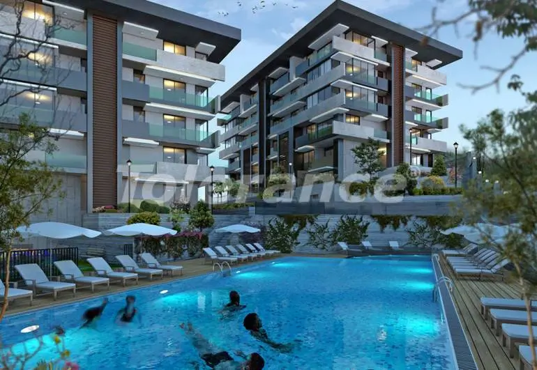 Квартира в Сарыер, Стамбул с бассейном в рассрочку: купить недвижимость в Турции - 10077