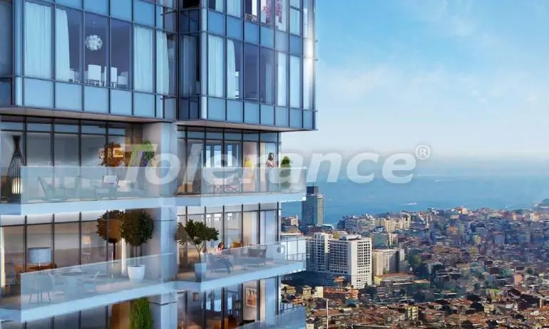 Квартира в Шишли, Стамбул с бассейном в рассрочку: купить недвижимость в Турции - 18480