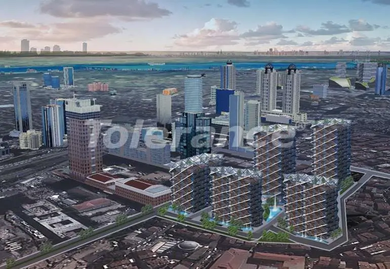 Квартира в Шишли, Стамбул с бассейном: купить недвижимость в Турции - 7185