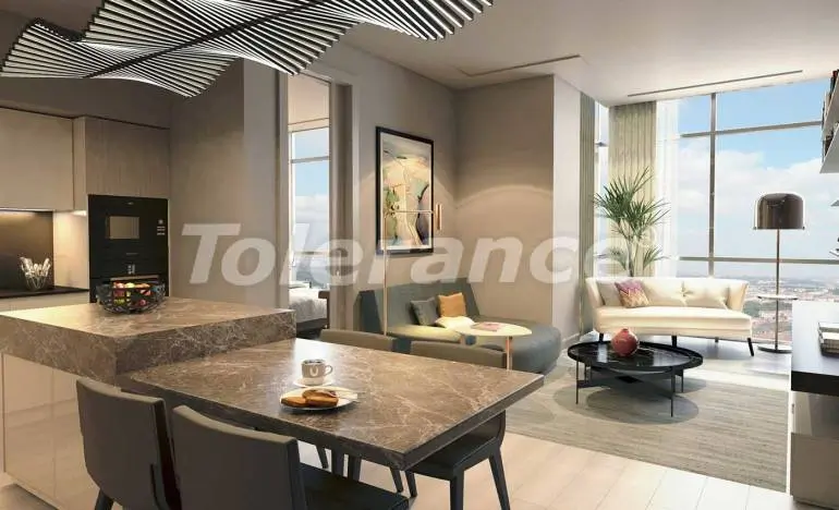 Квартира в Стамбуле с бассейном - 25733 Квартира в Стамбуле с бассейном: купить недвижимость в Турции - 25733