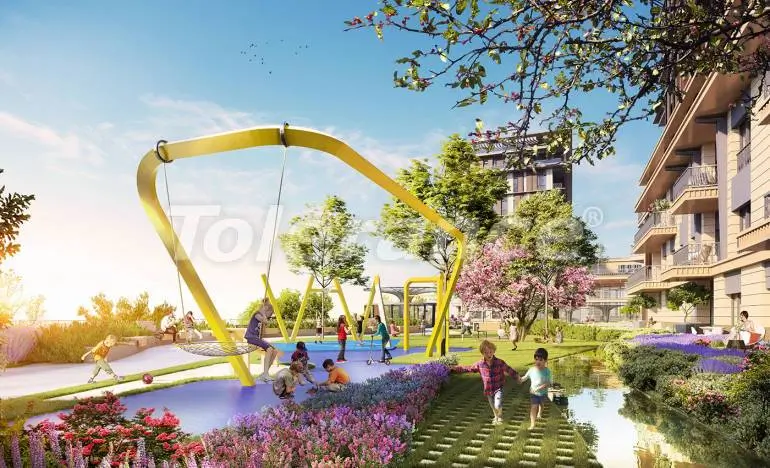 Квартира в Стамбуле с бассейном в рассрочку: купить недвижимость в Турции - 25818